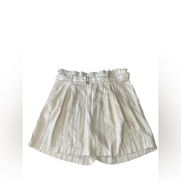 BANANA REPUBLIC Linen Blend Paperbag Short Size 16 - Picture 5 of 7